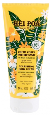 Hei Poa Crème Corps Nourrissante au Monoï Tahiti AO 200 ML
