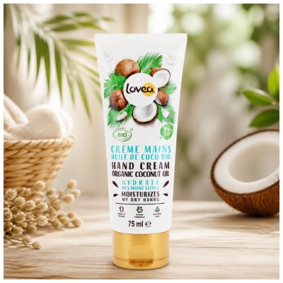 Lovea Crème Mains Hydratante Huile de Coco 75 ml