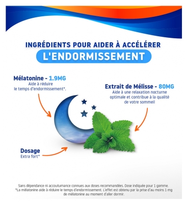 Valdispert Endormissement Sommeil Rapide 1,9 mg 30 Gommes