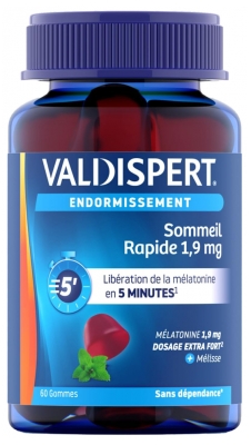 Valdispert Endormissement Sommeil Rapide 1,9 mg 60 Gommes