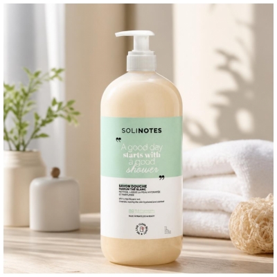 Solinotes Thé Blanc Savon Douche 1L
