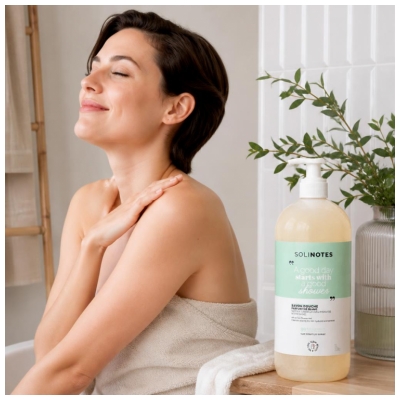 Solinotes Thé Blanc Savon Douche 1L
