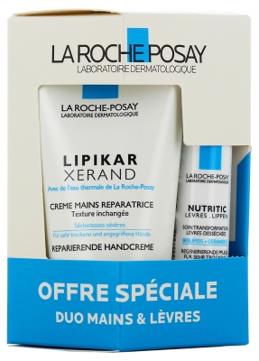La Roche-Posay Lipikar Xerand Crème Mains Réparatrices 50 ml + Nutritic Intense 4,7 ml Offre Spéciale