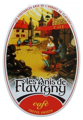 Les Anis de Flavigny Boîte Ovale 50 g Café