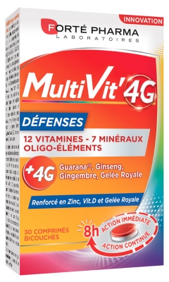 Forté Pharma Multivit 4 g Défenses - 20 Comprimés