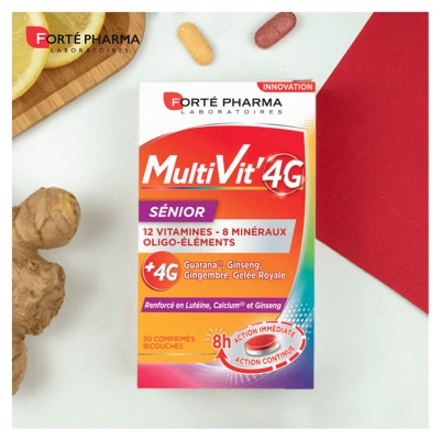 Forté Pharma Multivit 4 g Sénior - 20 Comprimés