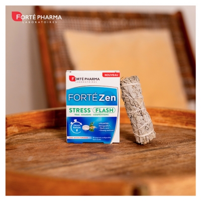 Forté Pharma Forté Zen Stress Flash Goût Menthe 10 Comprimés Orodispersibles 