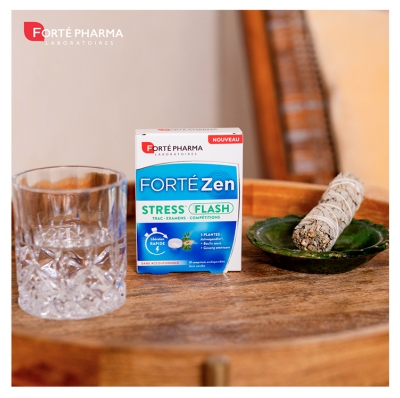 Forté Pharma Forté Zen Stress Flash Goût Menthe 10 Comprimés Orodispersibles 