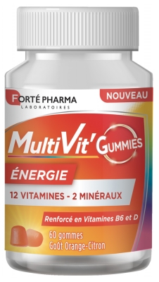 Forté Pharma Multivit Gummies Énergie 60 Gommes