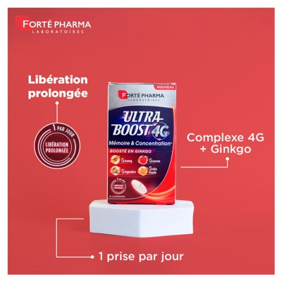 Forté Pharma Ultra Boost 4G Mémoire et Concentration 15 Unités