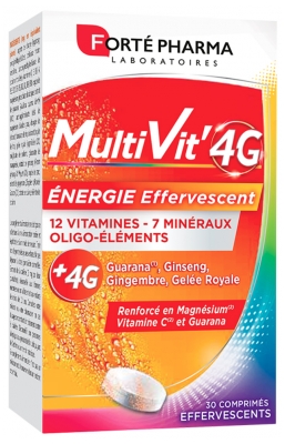 Forté Pharma Multivit 4 G Énergie Effervescent 30 Comprimés