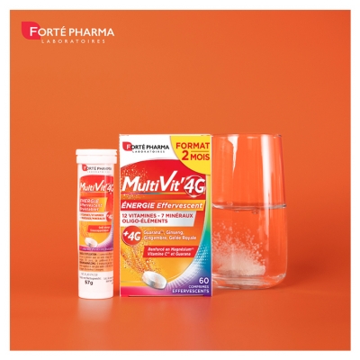 Forté Pharma Multivit 4 G Énergie Effervescent 60 Comprimés