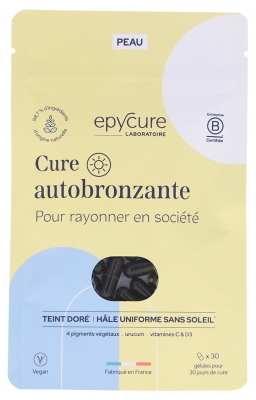 Epycure Cure Autobronzante Teint Doré 30 gélules
