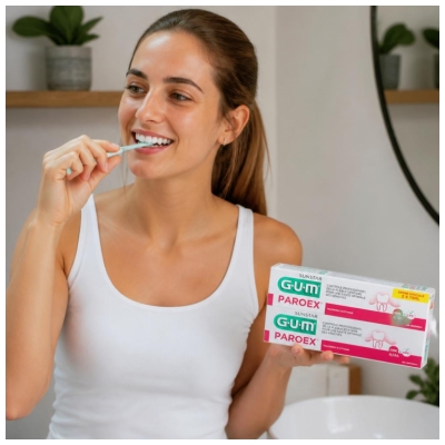 GUM Paroex Gel Dentifrice 0,12% 2x75 ml