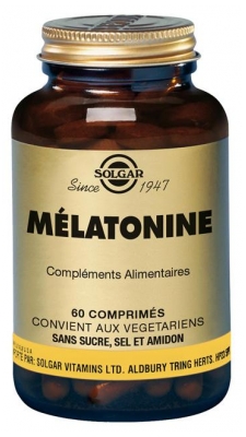 Solgar Mélatonine 1 Mg 60 Comprimés