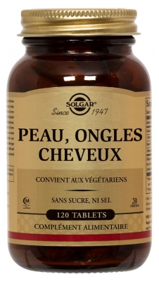 Solgar Peau Ongles Cheveux Comprimés