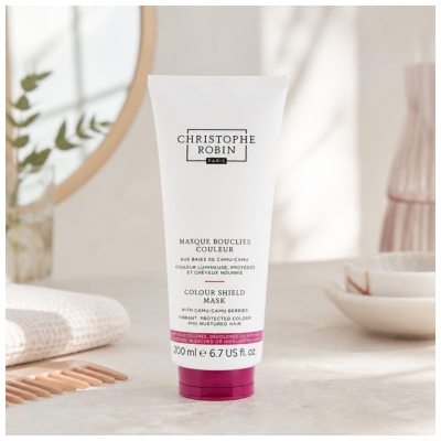 Christophe Robin Masque Bouclier Couleur Cheveux Colorés Décolorés et Méchés 200 ml