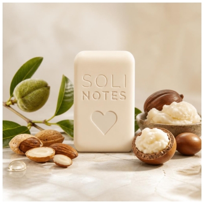 Solinotes Tonka Savon Solide Ultra-Doux au Beurre de Karité 100 g