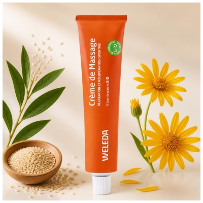Weleda Sport Crème de Massage à l'Arnica Récupération Sportive 70 g
