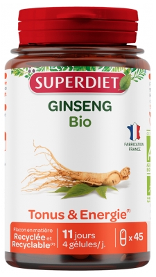 Superdiet Ginseng Bio 45 Unités