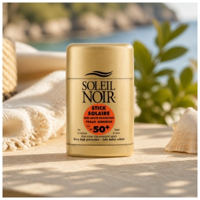 Soleil Noir Stick Solaire Peaux Sensibles Très Haute Protection SPF50+ 10 g