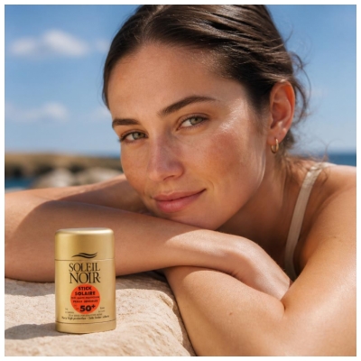 Soleil Noir Stick Solaire Peaux Sensibles Très Haute Protection SPF50+ 10 g