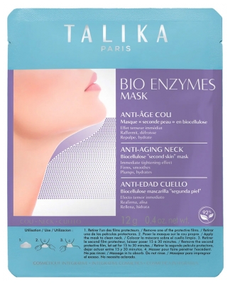 Talika Bio Enzymes Mask Masque Anti-Âge Cou Raffermissant 12 g