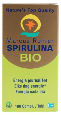Marcus Rohrer Marcus Rorher Spiruline Recharge 180 Comprimés Bio