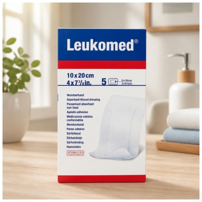 Essity Leukomed non Tissé 10 x 20 cm Boite de 5