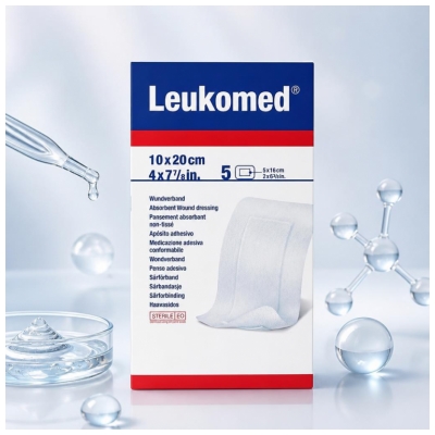 Essity Leukomed non Tissé 10 x 20 cm Boite de 5