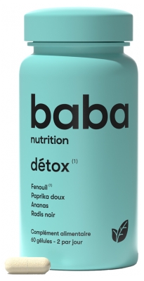 Baba Nutrition Détox Complément Alimentaire Bio 60 Gélules