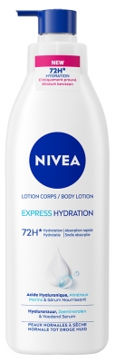 Nivea Lotion Corps Express Hydratation Peaux Normales à Sèches 72H 250 ml