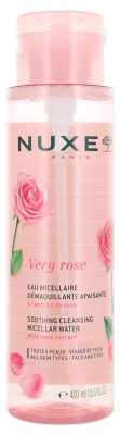 Nuxe Very Rose Eau Micellaire Apaisante 3-en-1 Visage et Yeux 400 ml