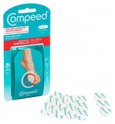Compeed Ampoules Petit Format Pour le Côté du Pied 6 Pansements