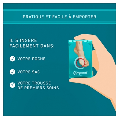 Compeed Ampoules Petit Format Pour le Côté du Pied 6 Pansements