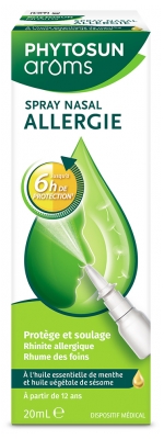 Phytosun Arôms Spray Nasal Allergie - Jusqu'à 6h de Protection - 20 ml