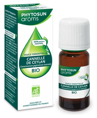 Phytosun Arôms Cannelle Ceylan / Cinnamomum Zeylanicum Écorce Bio 5 ml