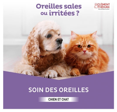Clément Thékan Soin des Oreilles chiens et chats 100 ml