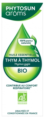Phytosun Arôms Thym à Thymol / Thymus Zygis Bio 10 ml