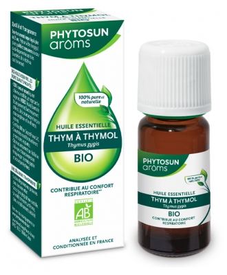 Phytosun Arôms Thym à Thymol / Thymus Zygis Bio 10 ml
