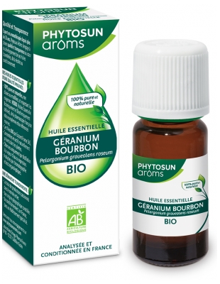 Phytosun Arôms Géranium Bourbon / Pélargonium Graveolens Roseum Bio 10 ml