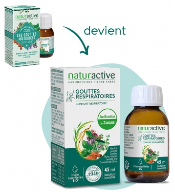 Naturactive Gouttes respiratoires Confort Respiratoire 45 ml