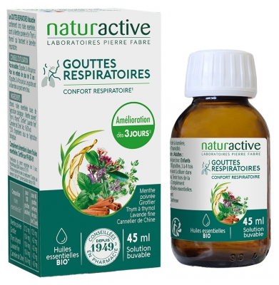 Naturactive Gouttes respiratoires Confort Respiratoire 45 ml