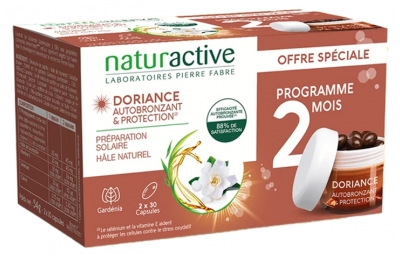 Naturactive Doriance Autobronzant & Protection 30 x 2 Duo
