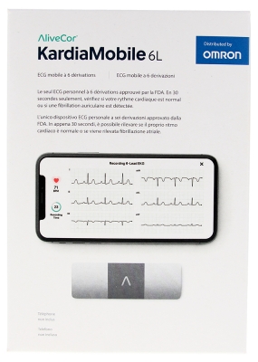 Omron AliveCor KardiaMobile ECG Mobile 6 Dérivations