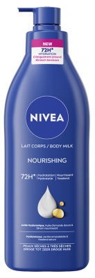 Nivea Lait Corps Nourrissant 72H Peaux Sèches à Très Sèches 400 ml