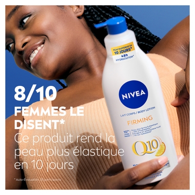 Nivea Q10 Lotion Corps Fermeté Hydratant + Vitamine C Peaux Normales 250 ml 