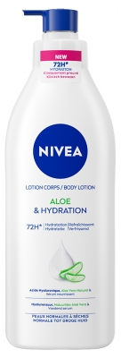 Nivea Lotion Corps Aloe & Hydratation 72H Peaux Normales à Sèches 400 ml