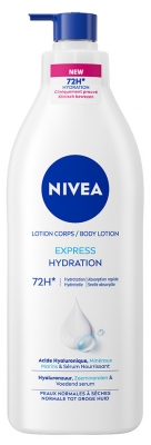Nivea Lotion Corps Express Hydratation Peaux Normales à Sèches 72H 400 ml