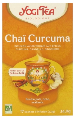 Yogi Tea Chaï Curcuma 17 Sachets de 2 g